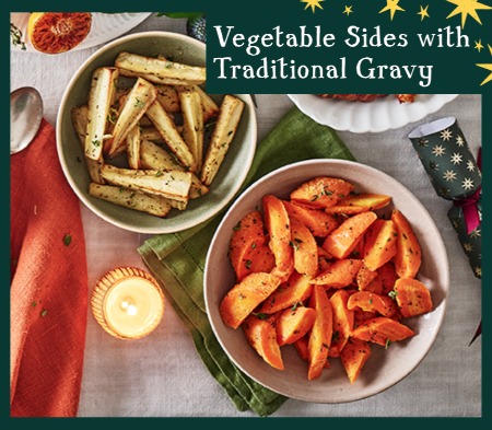 Vegetable Sides with Gravy Vegetable Sides with Gravy