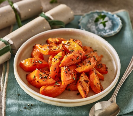 Roasted Carrots with Orange & Thyme Roasted Carrots with Orange & Thyme