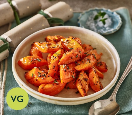 Roasted Carrots with Orange & Thyme Roasted Carrots with Orange & Thyme