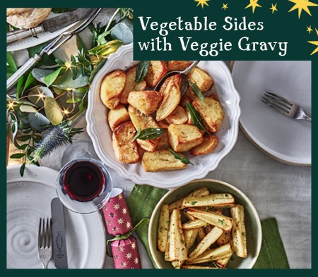 Vegetable Sides with Traditional Gravy Vegetable Sides with Traditional Gravy