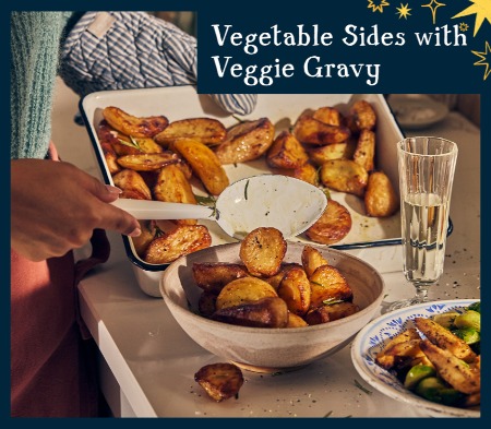 Vegetable Sides with Traditional Gravy