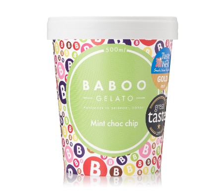 Baboo Mint Choc Chip Gelato