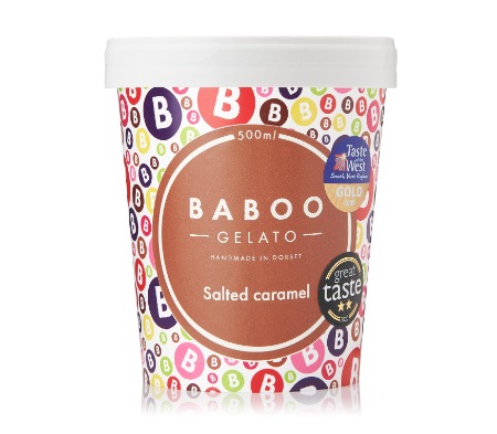 Baboo Salted Caramel Gelato