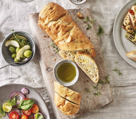 Garlic Ciabatta Garlic Ciabatta