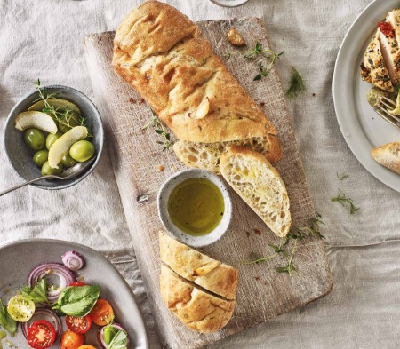 Garlic Ciabatta Garlic Ciabatta