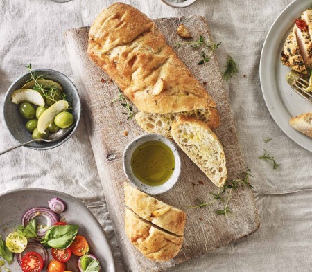 Garlic Ciabatta Garlic Ciabatta