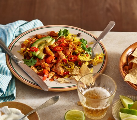 Fajita Chicken with Mexican Rice Fajita Chicken with Mexican Rice