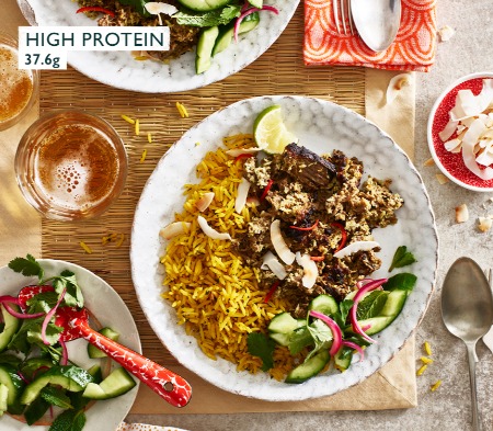 Pulled Beef Rendang & Turmeric Rice Pulled Beef Rendang & Turmeric Rice