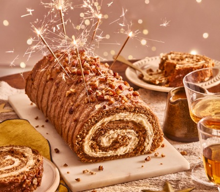 Sticky Toffee Roulade