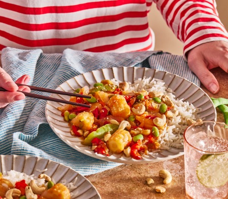Sweet & Sour Vegetables with Cashews