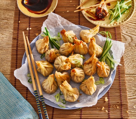 Hoisin Duck Filo Parcels