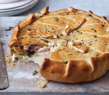 Chicken, Ham and Leek Pie Chicken, Ham and Leek Pie