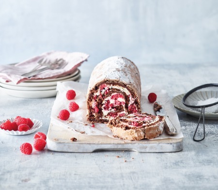 Chocolate and Raspberry Roulade Chocolate and Raspberry Roulade