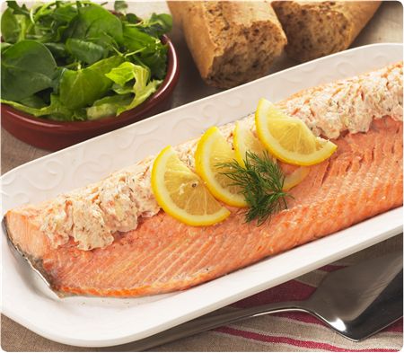 Poached And Decorated Salmon COOK   Product 426 