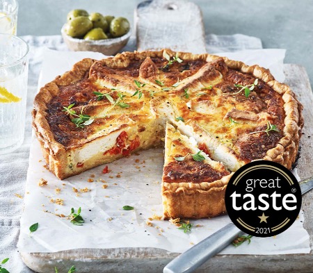 Roasted Pepper and Goat's Cheese Quiche Roasted Pepper and Goat's Cheese Quiche