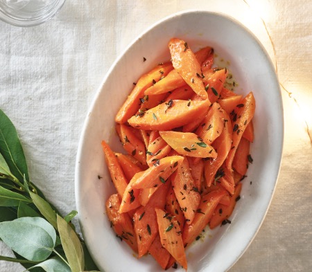 Roasted Carrots with Orange & Thyme Roasted Carrots with Orange & Thyme