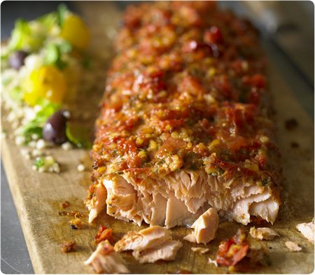 Mediterranean Roast-at-Home Side of Salmon