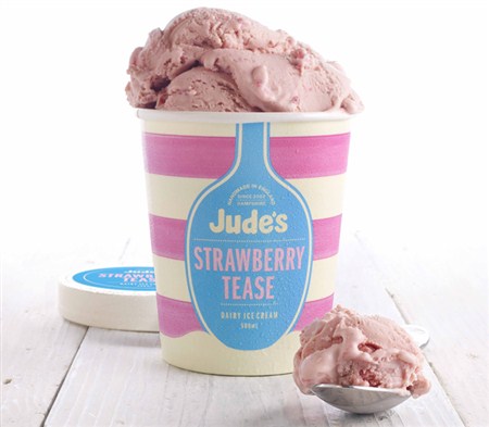 Jude's Strawberry Tease Ice Cream