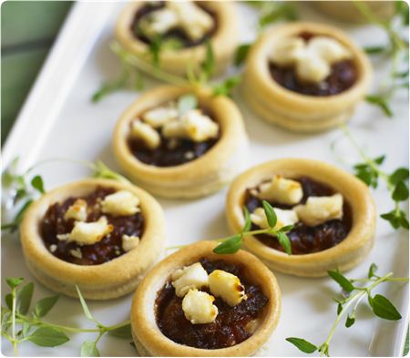 Goat's Cheese and Caramelised Onion Galette