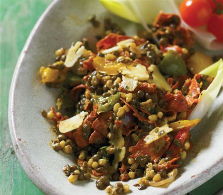 Chorizo and Lentil Salad