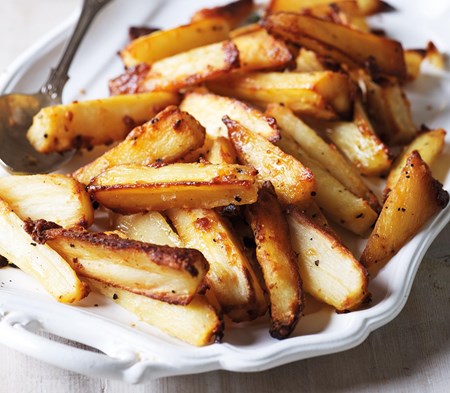 Roast Parsnips with Regato Cheese