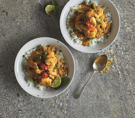 Yellow Thai Prawn Curry