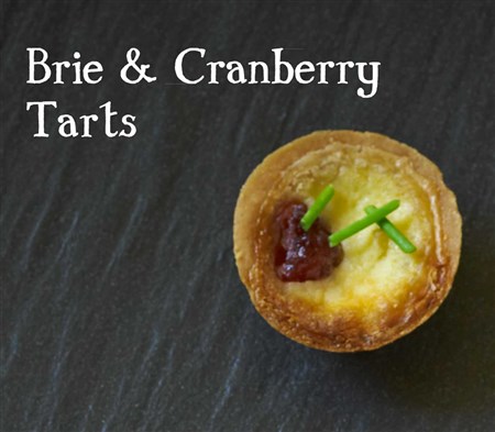Brie and Cranberry Tarts (old)