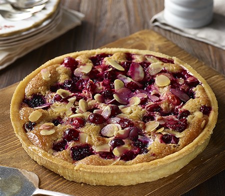 Glazed Winter Fruit Tart
